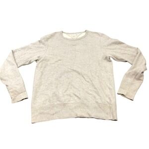 Merz b Schwanen Sweatshirt Mens 6/L Gray Organic Cotton Made in Germany Crewneck